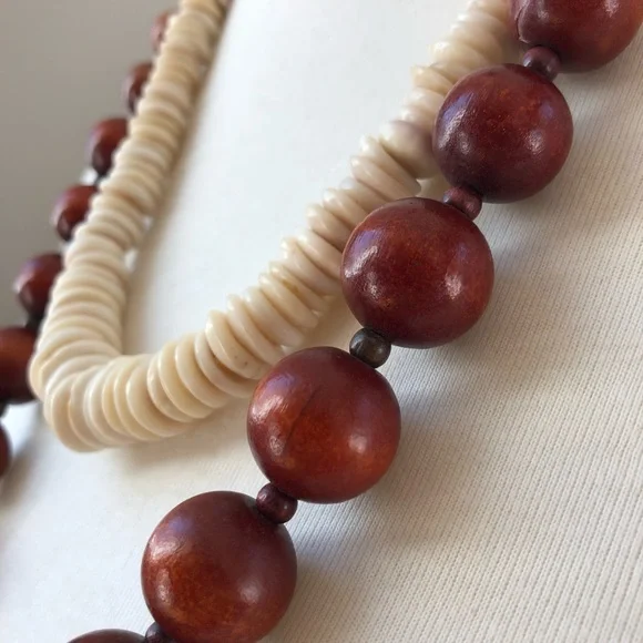 Real Victorian Heirloom Koa Necklace - Picture 9 of 15